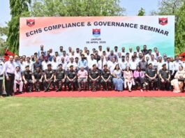 ईसीएचएस कॉम्पलिअन्स सेमिनार में पूर्व सैनिकों के लिए स्वास्थ्य सेवाएं सुदृढ़ करने पर हुआ मंथन Deliberations Held on Strengthening Healthcare Services for Ex-Servicemen at ECHS Compliance Seminar