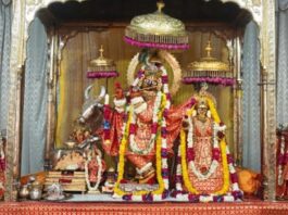 अक्षय तृतीया: गोविंद देव जी ने धारण की केसरिया धोती Five-Kund Yajna at Govind Devji Temple on Parashurama Janmotsav