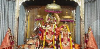 अक्षय तृतीया: गोविंद देव जी ने धारण की केसरिया धोती Five-Kund Yajna at Govind Devji Temple on Parashurama Janmotsav