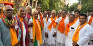 भगवान परशुराम जन्मोत्सव पखवाड़ा: निकली भगवान परशुराम जी की शोभायात्रा Lord Parashurama Birth Anniversary Fortnight