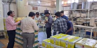 मिलावट के खिलाफ सख्ती: 1422 लीटर घी सहित कई उत्पाद जब्त