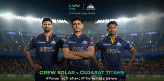 शुभमन गिल के साथ GREW सोलर का दमदार दांव GREW Solar's Bold Move with Shubman Gill