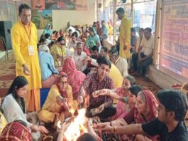 गायत्री महामंत्र जप से ही संभव सकारात्मक चिंतन व वैश्विक शांति: पाटीदार Positive Thinking and Global Peace Are Possible Only Through the Chanting of the Gayatri Mahamantra: Patidar