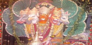 श्री मनसापूरण हनुमान मंदिर में हुआ पंचामृत अभिषेक