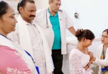 एचपीवी टीकाकरण विशेष अभियान में 14-15 वर्ष की बालिकाओं को लगाए टीके Girls aged 14–15 were administered vaccines during the special HPV vaccination drive.