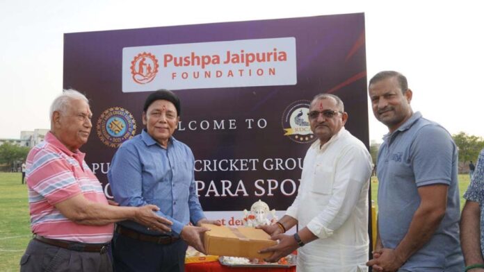 The Pushpa Jaipuria Foundation inaugurated a new sports ground for para-athletes and disabled cricket.