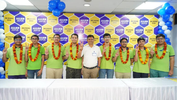 Allen Jaipur Classroom Student Shreshth Emerges as City Topper in JEE-Main
