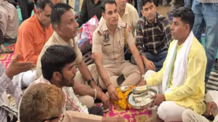 Maira worth ₹2.21 Lakhs presented at the wedding of the Mess Cook's daughters.