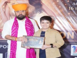 किड मॉडल आयुग स्वामी का लिटिल सुपर मॉडल इंडिया 2026 में बतौर फाइनलिस्ट हुआ चयन Child Model Ayug Swami Selected as a Finalist for Little Super Model India 2026.