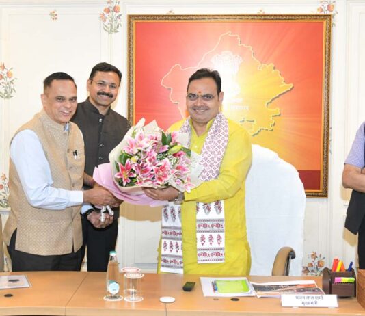 जयपुर मेट्रो रेल परियोजना की प्रगति एवं विस्तार को लेकर बैठक Meeting regarding the progress and expansion of the Jaipur Metro Rail Project