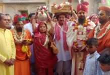 नृसिंह मंदिर के पाटोत्सव पर भागवत कथा महोत्सव शुरू