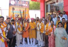 भगवान परशुराम जन्मोत्सव:शस्त्र और शास्त्र के पूजन से गूंजा जयपुर Lord Parashurama Birth Anniversary: Jaipur Resounds with the Worship of Arms and Scriptures