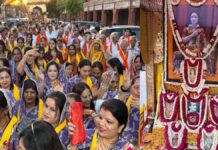 श्री प्रेमभाया मंदिर का चतुर्थ पाटोत्सव: भव्य ध्वज यात्रा निकली, पुष्प श्रृंगार बना आकर्षण Fourth Patotsav of Shri Prembhaya Temple