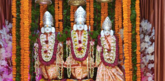 श्रीराम मंदिर में दो दिवसीय पाटोत्सव आज से Two-day Patotsav at Shri Ram Temple begins today