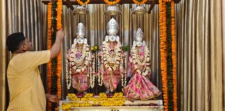 श्रीराम मंदिर में 71वां पाटोत्सव: ध्वजा स्थापना बनी आकर्षण का केंद्र 71st Patotsav at Shri Ram Temple