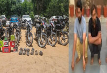 बाइक चोर गिरोह का भंडाफोड़: सात चोरी की बाइक सहित तीन आरोपी गिरफ्तार Three Accused Arrested with Seven Stolen Bikes