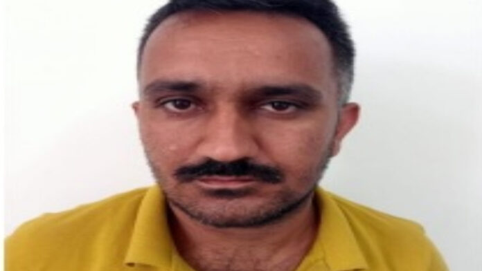 The SOG has arrested Ganpat Lal Malwara of Jalore.