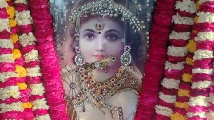 Baba Shyam's Court Adorned in Shyam Park for Ekadashi Baba Shyam's Court Adorned in Shyam Park for Ekadashi