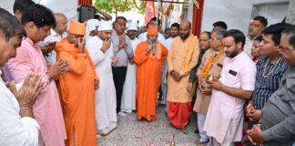 शिव मंदिर प्राण-प्रतिष्ठा एवं मूर्ति अनावरण समारोह का आयोजन Organization of the Shiv Temple Consecration and Idol Unveiling Ceremony