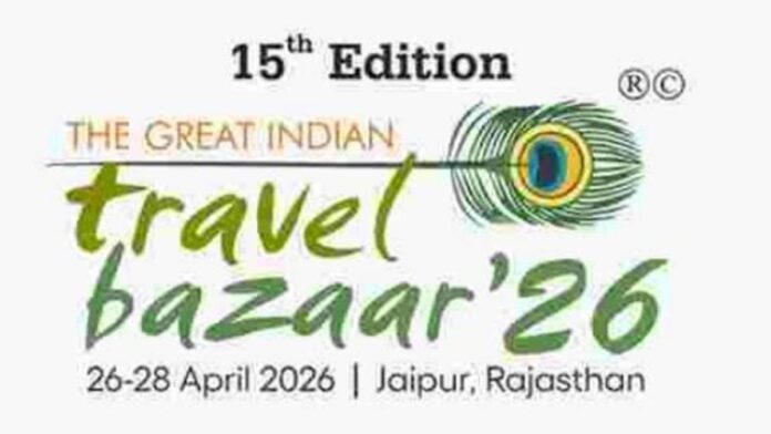 Representatives from 50 countries will gather in Jaipur for the 15th Great Indian Travel Bazaar.