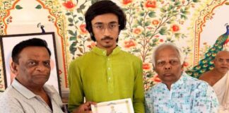 ऋषभ पारेख का ‘सिद्धहेमव्याकरण रत्न’ विभूषण से सम्मानित Rishabh Parekh Honored with the ‘Siddhahemavyakaran Ratna’ Title