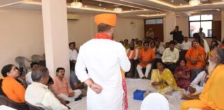 गौ सम्मान दिवस की तैयारियां जोरों पर Preparations for Cow Honor Day are in full swing.