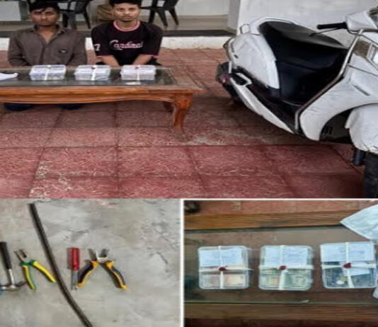 सूने मकानों में चोरी करने वाले दो शातिर बदमाश गिरफ्तार Two Cunning Criminals Who Burglarized Vacant Houses Arrested