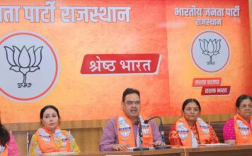 विपक्ष ने ओछी राजनीति के चलते देश की करोड़ों माताओं—बहनों के अरमानों पर फेर दिया पानी: मुख्यमंत्री भजनलाल शर्मा