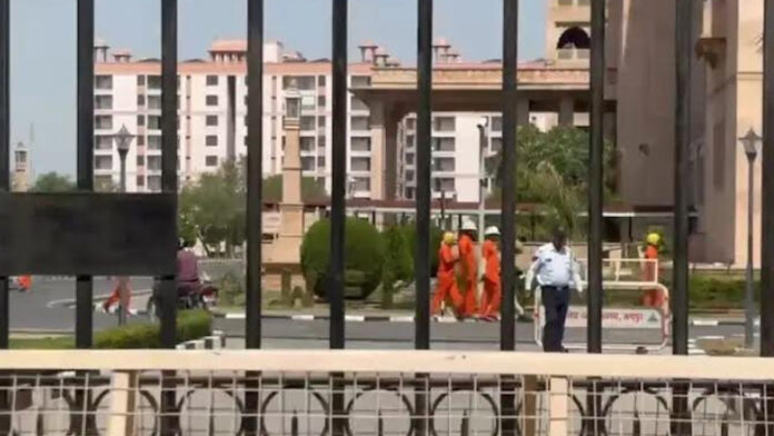 Rajasthan Legislative Assembly receives fresh bomb threat.