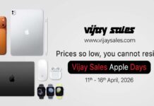 विजय सेल्स की ‘एप्पल डेज़ सेल’ शुरू Vijay Sales' 'Apple Days Sale' Begins