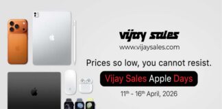 विजय सेल्स की ‘एप्पल डेज़ सेल’ शुरू Vijay Sales' 'Apple Days Sale' Begins