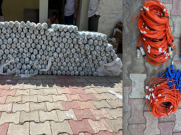 795 किलो विस्फोटक के साथ दो आरोपी दबोचे Two Accused Apprehended with 795 kg of Explosives