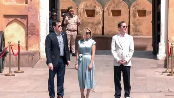 US Secretary of State Marco Rubio Overwhelmed by the Grandeur of Amer Palace US Secretary of State Marco Rubio Overwhelmed by the Grandeur of Amer Palace