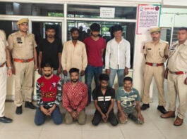 बीएसएनएल की भूमिगत केबल से तांबा चोरी करने वाले आठ आरोपित गिरफ्तार Eight Accused Arrested for Stealing Copper from BSNL's Underground Cables