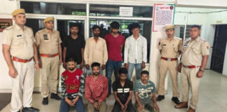 बीएसएनएल की भूमिगत केबल से तांबा चोरी करने वाले आठ आरोपित गिरफ्तार Eight Accused Arrested for Stealing Copper from BSNL's Underground Cables