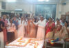 भक्तामर स्तोत्र दीप महा अर्चना में गूंजे भगवान आदिनाथ के जयकारे Chants of victory for Lord Adinath resounded during the Bhaktamar Stotra Deep Maha Archana.