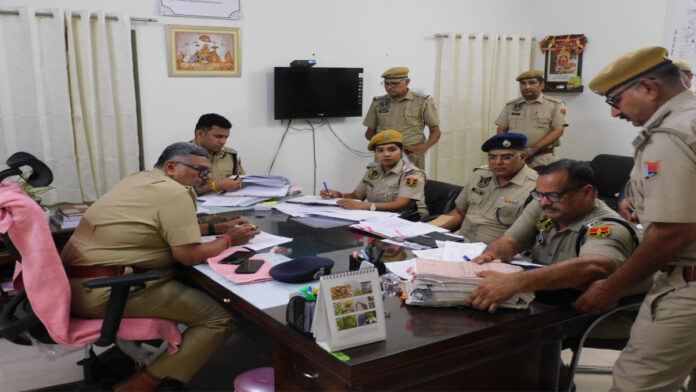 Police Commissioner Inspects Vaishali Nagar Police Station Police Commissioner Inspects Vaishali Nagar Police Station