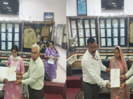 डाक जीवन बीमा से मिला परिवार को संबल: जयपुर में 33 लाख रुपए का मृत्यु दावा भुगतान