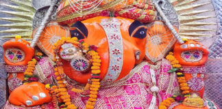 गुरु-पुष्य योग पर श्री नहर के गणेशजी मंदिर में होगा दूर्वा मार्जन से पंचामृत अभिषेक A Panchamrit Abhishek will be performed at the Shri Nahar Ke Ganeshji Temple on the auspicious occasion of Guru-Pushya Yoga.