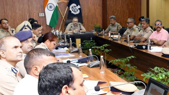 DGP Sharma Holds Crime Review Meeting DGP Sharma Holds Crime Review Meeting
