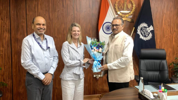 UNICEF Delegation Meets DGP Rajiv Kumar Sharma UNICEF Delegation Meets DGP Rajiv Kumar Sharma