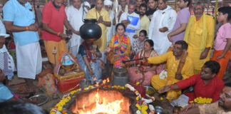 उपमुख्यमंत्री दिया कुमारी ने 108 कुण्डीय श्री राम महायज्ञ में की सहभागिता