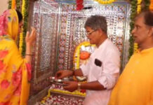 उपमुख्यमंत्री दीया कुमारी ने भगवान श्री गणेश पाटोत्सव में की पूजा-अर्चना