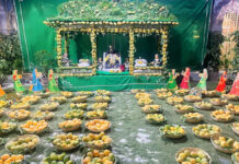 श्री गोवर्धन नाथ जी मंदिर में मथुराधीश महोत्सव :कैरी आम की झांकी बनी आकर्षण का केंद्र Mathuradhish Festival at Shri Govardhan Nath Ji Temple