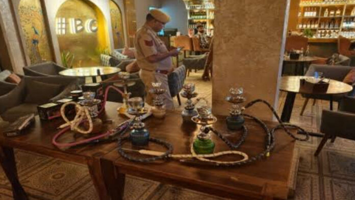 Illegal Hookah Bar Operating in Hotel Busted