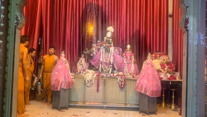 Thakurji's Water Excursion Took Place During the Month of Jeth. Thakurji's Water Excursion Took Place During the Month of Jeth.