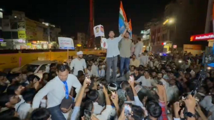 NSUI Stages Protest in Jaipur Against NEET Paper Leak