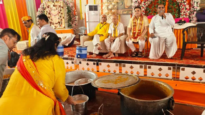 Completion of the 108 Shrimad Bhagwat Katha Festival Completion of the 108 Shrimad Bhagwat Katha Festival