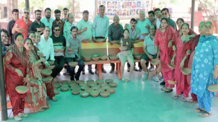 Campaign launched with the goal of installing 1,100 bird water pots.