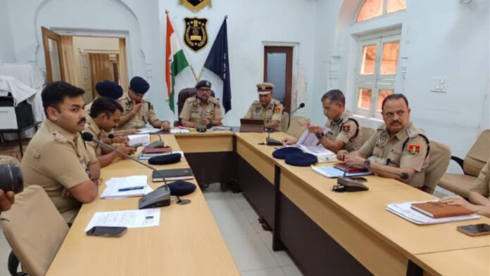 The Police Commissioner held a review meeting regarding law and order and crime control. The Police Commissioner held a review meeting regarding law and order and crime control.